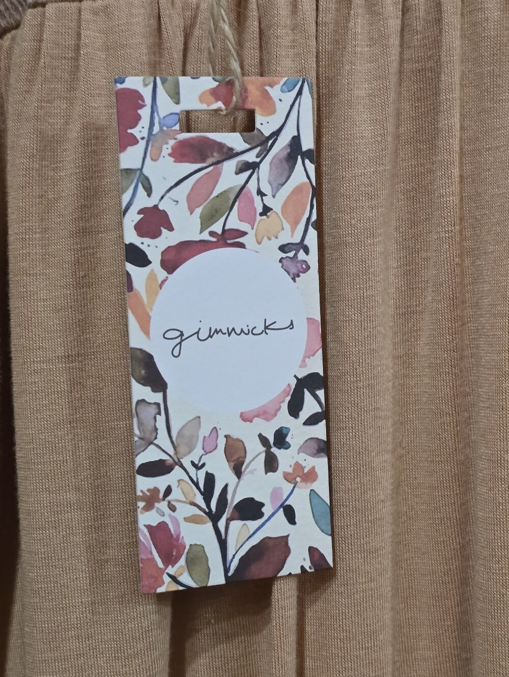 Gimmicks by BKE Beige Bodysuit w/Sheer Mesh Detailing Embroidered Accents M NWT - Picture 12 of 12